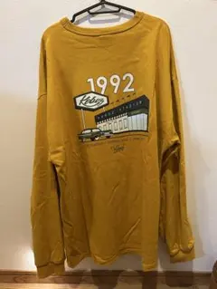 KEBOZ バックプリント ロゴプリント　長袖カットソー　ロンT