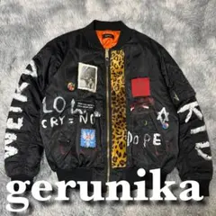 超希少　 FLASH　ゲルニカ　LL　リメイクMA-1ジャケット 黒 超希少 gerunika ゲルニカ LL リメイクMA-1ジャケット 黒