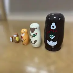 ニトリ　動物デザイン マトリョーシカ 5個セット