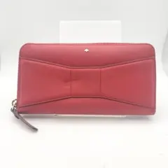 ケイトスペードニューヨーク　長財布　財布　ウォレット　レッド