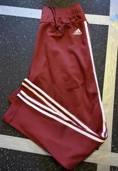 adidas ジャージ Oサイズ ボルドー テーパード メンズ レディース