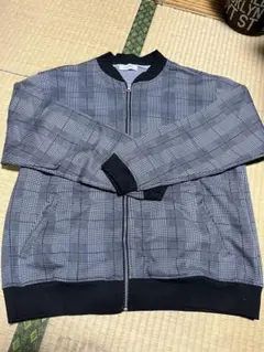 PLUS ONE チェック柄 ジャンパー Lサイズのサムネイル