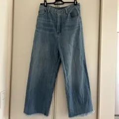 W closet ワイドデニムパンツ フリーサイズのサムネイル