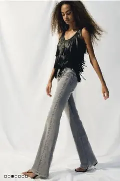 【新品未使用】H&M フレアデニムパンツ