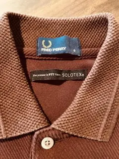 FRED PERRY FZ1779 EDIFICE別注 ポロシャツ S ブラウンのサムネイル