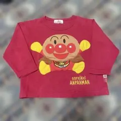 レトロ アンパンマン ワッペン スウェット 110サイズのサムネイル