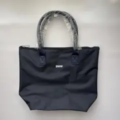 BMW ネイビートートバッグ ジッパー付き男女兼用