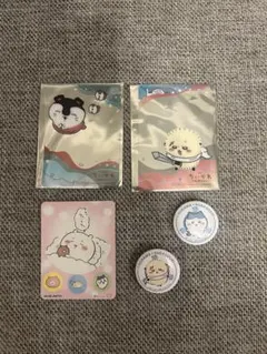ちいかわ クリアカード 缶バッジ セット