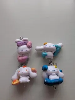 サンリオ シナモロール マスコット 4種セット ガチャ