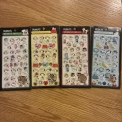 PEANUTS ボンボンデザイン シール 4枚セット