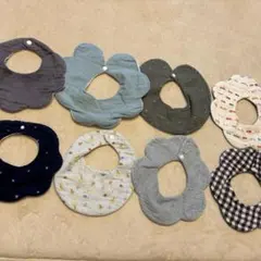 スタイ　よだれかけ　8枚セット　ハンドメイド男の子