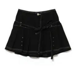 ANDMARY Kika button mini skirt sサイズ