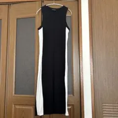 rag & bone ノースリーブ ロングワンピース ブラック