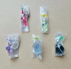 めじるしアクセサリー2 ピクミン ガシャポン 赤 ヒカリ 羽 氷 岩