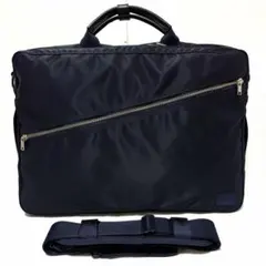 超美品✨人気 ポーター リフト ビジネスバッグ3way 2層 A4可 ネイビー
