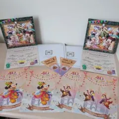 東京ディズニーリゾート 40周年記念ポストカード　バースデーカード