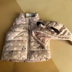 H&M ミニーちゃん　ダウンベスト85cm