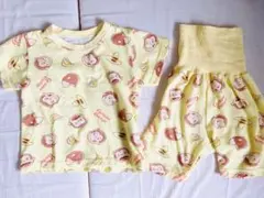 おさるのジョージ　パジャマ　腹巻き　半袖　半ズボン　80cmのサムネイル