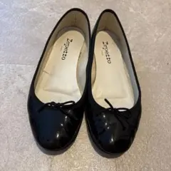Repetto lili レペット バレエシューズ ネイビー 39.5 - メルカリ