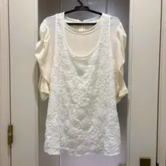 ①アースミュージックエコロジーＴシャツと②バナナリパブリックのタンクトップセットのサムネイル