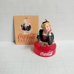 コカコーラグラフィティ・No.7 サービングトレイと女性