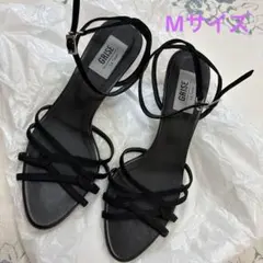GRISE Le Talon ストラップサンダル ブラック　M ルタロン