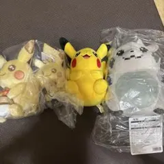 30周年記念 ピカチュウはじまりのピカチュウぬいぐるみ・マスコット計4