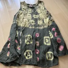 絞り染め風 ノースリーブ チュニックのサムネイル