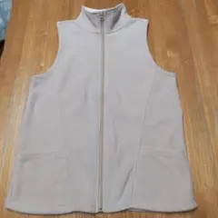 フリース ジップアップベスト