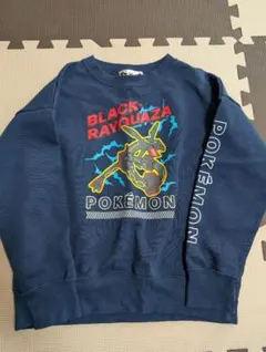 ライトオン　130cm　ポケモン　トレーナー　レックウザ　ネイビー　スウェット