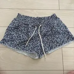 ROXY 花柄 ショートパンツ ネイビー