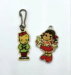 【希少】非売品 ペコちゃん50周年 ベビースター キーホルダーセット