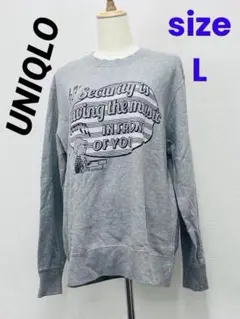 UNIQLO⭐︎PEANUTSコラボアイテム⭐︎長袖トレーナーL【中古】D46のサムネイル