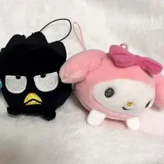 シークレットもちもちころころストラップ マイメロディ バッドばつ丸