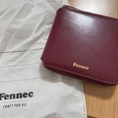 Fennec バーガンディ 二つ折り財布