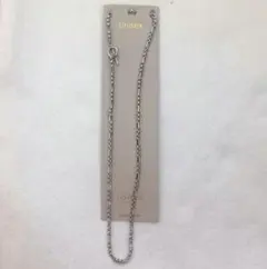 新品未使用 GLOBAL WORK ステンレス ドロップネックレス