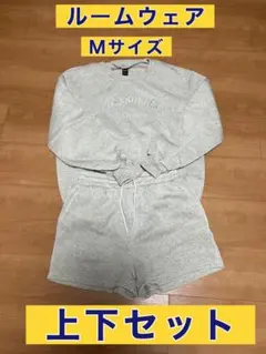 SHEIN ルームウェア 上下セット グレー Mサイズ　短パン