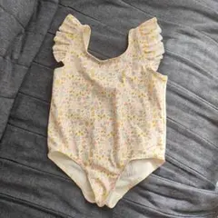 H&M 花柄フリル水着 80〜85cm