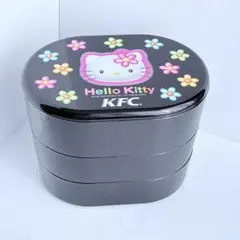 ハローキティ× KFC （ケンタッキー ）3段重箱 （入れ子式お弁当箱）のサムネイル