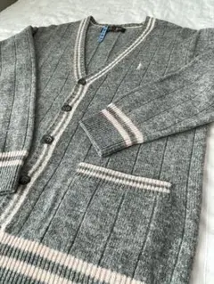 EAST BOY ラムウールニットカーディガン