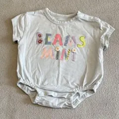BEAMS mini♡80 ロゴ ロンパースのサムネイル