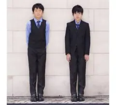 150cm ブラックフォーマルスーツ