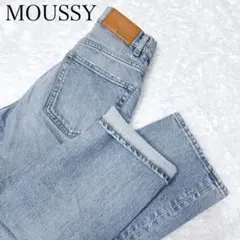 moussy マウジー ハイウエストジーンズ 25 プレーン デニムパンツ