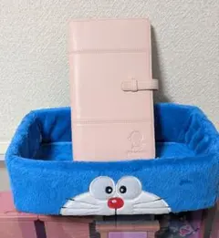 도라에몽 レザーシステム手帳 ピンクと 도라에몽 フリーケ一ス