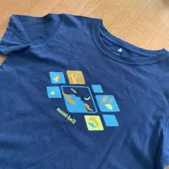 mont-bell アウトドアTシャツ 150 ネイビー