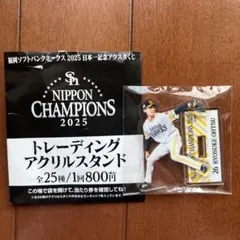 福岡ソフトバンクホークス大津亮介2025日本一記念アクスタくじ