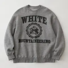 White Mountaineering COLLEGE LOGO SWEAT4