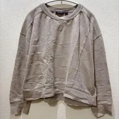 DANSKIN ダンスキン スウェット トレーナー ベージュ ML