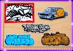 グラフィティ ステッカー 5枚セット GRAFFITI STICKER