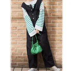 FREAK‘S STOAR 別注SOMETHING ボタンフライサロペット